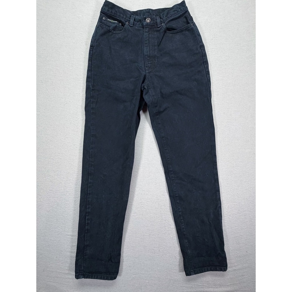 DKNY Womens Jeans Straight Leg Black High Rise Vintage Denim‎ 6 Reg
